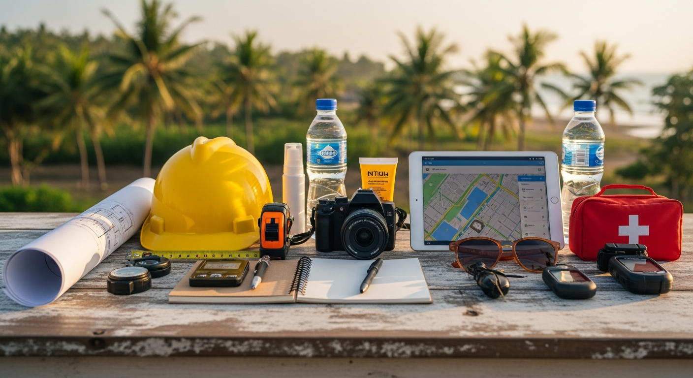 Essential Packing List for a 2027 Lombok Property Site Visit: Tools, Documents & Gear